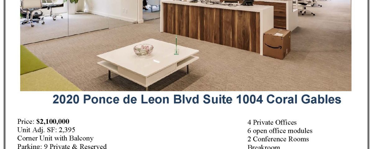 Modern bright office suite with reception desk